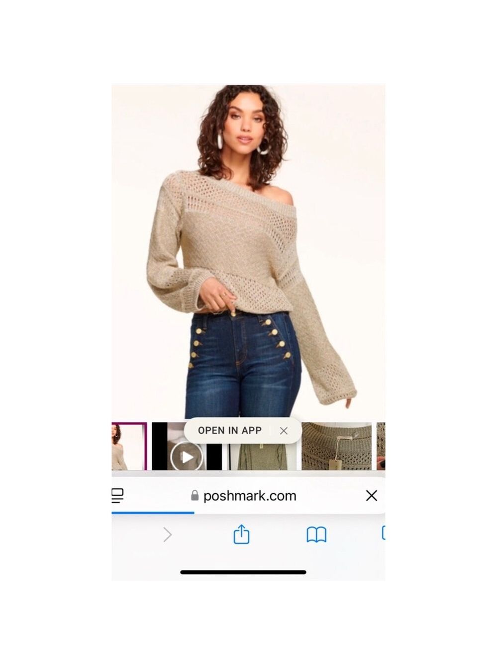Women's Ramy Brook Sweater Xl Gold Metallic $345!